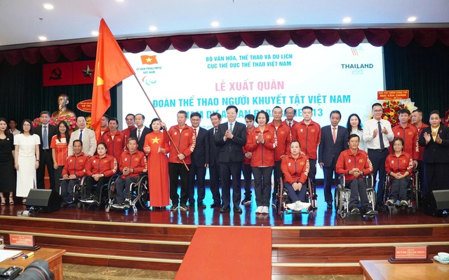 Phó Thủ tướng Mai Văn Chính: "Đoàn Thể thao NKT Việt Nam sẽ phát huy cao nhất tinh thần trách nhiệm, bản lĩnh và ý chí Việt Nam"