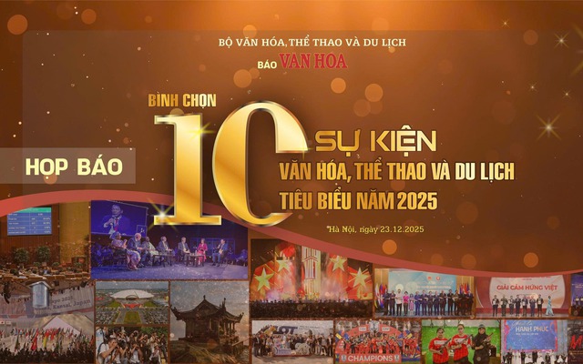 Họp báo bình chọn 10 sự kiện Văn hoá, Thể thao và Du lịch tiêu biểu năm 2025