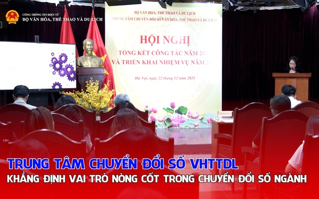 Trung tâm Chuyển đổi số VHTTDL khẳng định vai trò nòng cốt trong chuyển đổi số ngành
