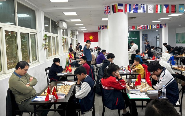 Kỳ thủ từ 9 quốc gia dự giải cờ vua quốc tế Hà Nội năm 2025