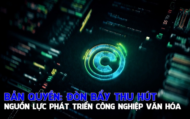 Bản quyền: Đòn bẩy thu hút nguồn lực phát triển Công nghiệp văn hóa