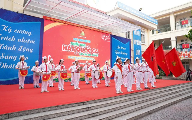 Lan tỏa tình yêu Tổ quốc từ cuộc thi "Thiếu nhi hát quốc ca tại các địa chỉ đỏ"
