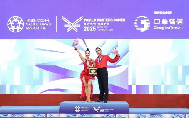 Dancesport Việt Nam xuất sắc giành HCV tại World Masters Games