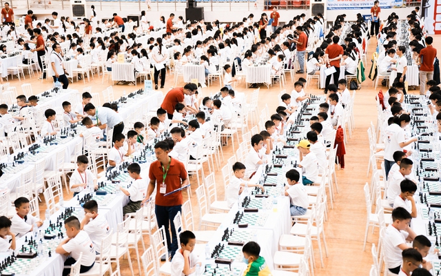 Hơn 1.500 kỳ thủ dự Giải vô địch Cờ vua trẻ quốc gia 2025