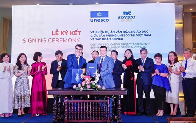 UNESCO và SOVICO ký kết hợp tác triển khai dự án thúc đẩy văn hóa, giáo dục và phát triển bền vững tại Việt Nam