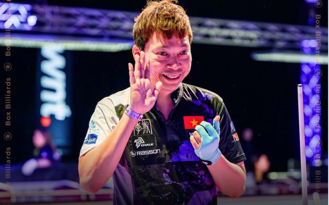 Dương Quốc Hoàng thẳng tiến vào vòng Last 32- World Pool Championship 2025