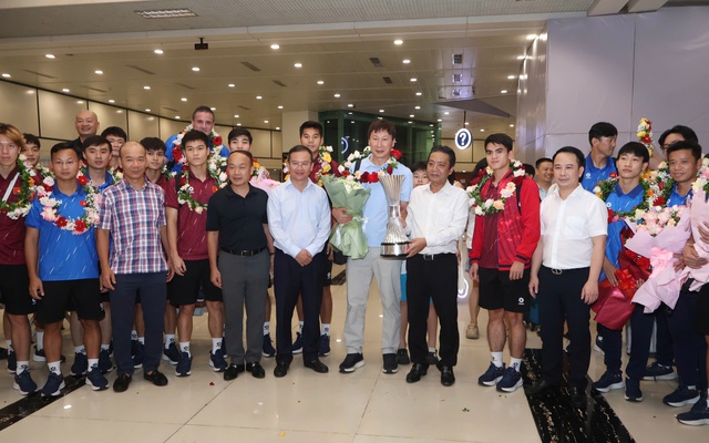 U23 Việt Nam về nước sau hành trình đăng quang ngôi vương tại giải U23 Đông Nam Á