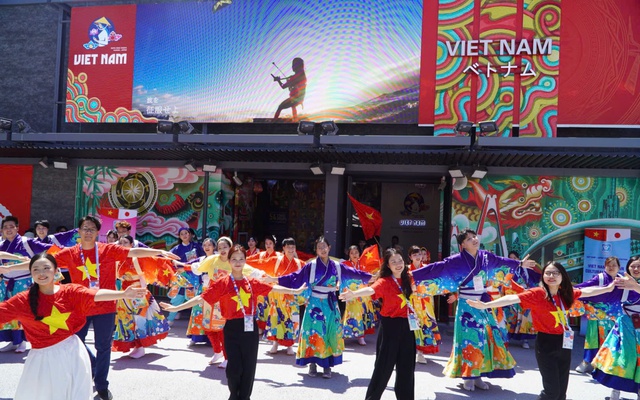Gần 100 vũ công nhảy Yosakoi đến từ Việt Nam "khoe tài" tại Expo 2025