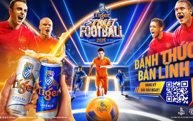 Khởi tranh giải đấu bóng đá đường phố Tiger Street Football 2025