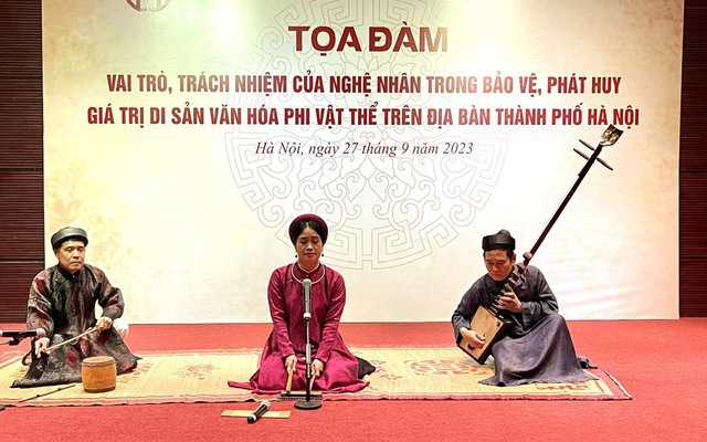 Chính sách đối với nghệ nhân, chủ thể di sản văn hóa phi vật thể