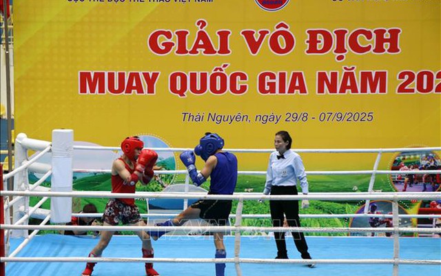 Thái Nguyên: Khai mạc Giải vô địch Muay quốc gia năm 2025