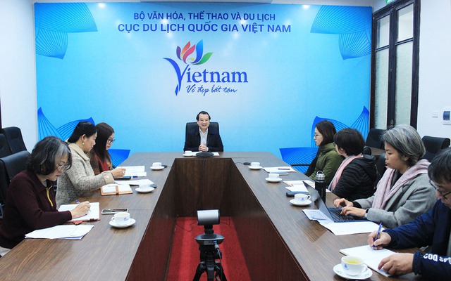 Cục Du lịch Quốc gia Việt Nam làm việc với UNDP về tổ chức hội thảo đánh giá tình hình ô nhiễm chất thải nhựa trong ngành du lịch