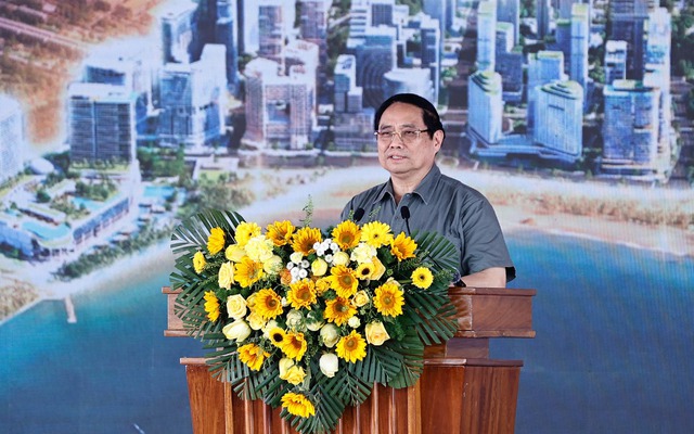 Thủ tướng dự lễ khởi công khu đô thị hỗn hợp Bãi Đất Đỏ và Khu đô thị hỗn hợp du lịch sinh thái Núi Ông Quán