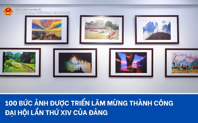 100 bức ảnh được triển lãm mừng thành công Đại hội lần thứ XIV của Đảng