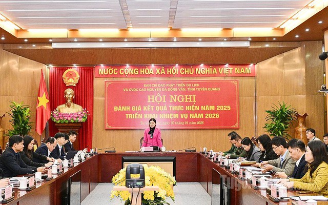 Tuyên Quang: Hội nghị Ban Chỉ đạo phát triển du lịch và Công viên địa chất Cao nguyên đá Đồng Văn
