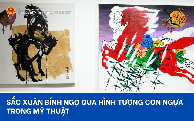 Sắc xuân Bính Ngọ qua hình tượng con ngựa trong mỹ thuật