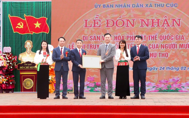 Phú Thọ: Lễ hội Tết Doi của người Mường được công nhận Di sản văn hóa phi vật thể quốc gia