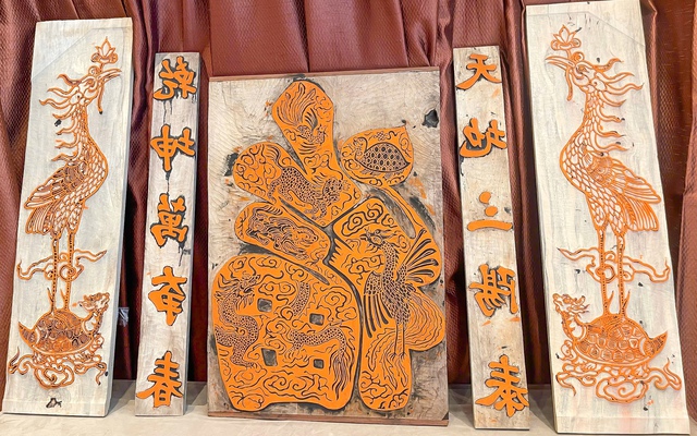 Hồi sinh nghề Liễn làng Chuồn: Đưa di sản tranh dân gian Việt Nam trở lại đời sống đường đại