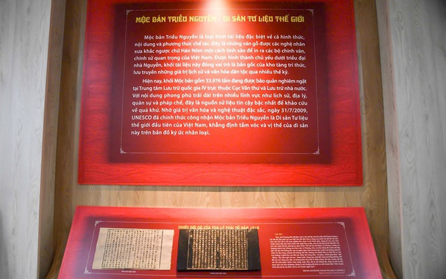 Không gian giới thiệu di sản tư liệu thế giới của Việt Nam và tài liệu lưu trữ quốc gia tiêu biểu: Từ tinh thần Nghị quyết 80 đến hành động thực tiễn