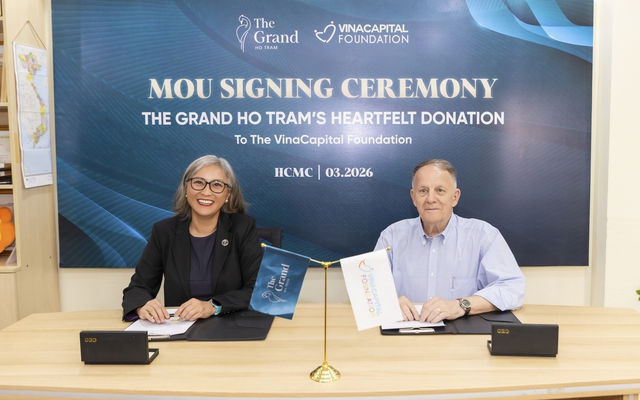 The Grand Ho Tram hợp tác VinaCapital Foundation chung tay hỗ trợ cộng đồng địa phương
